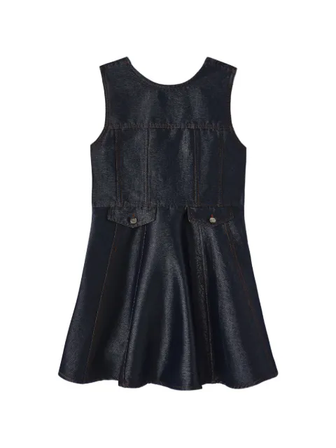 GANNI vestido vaquero con paneles