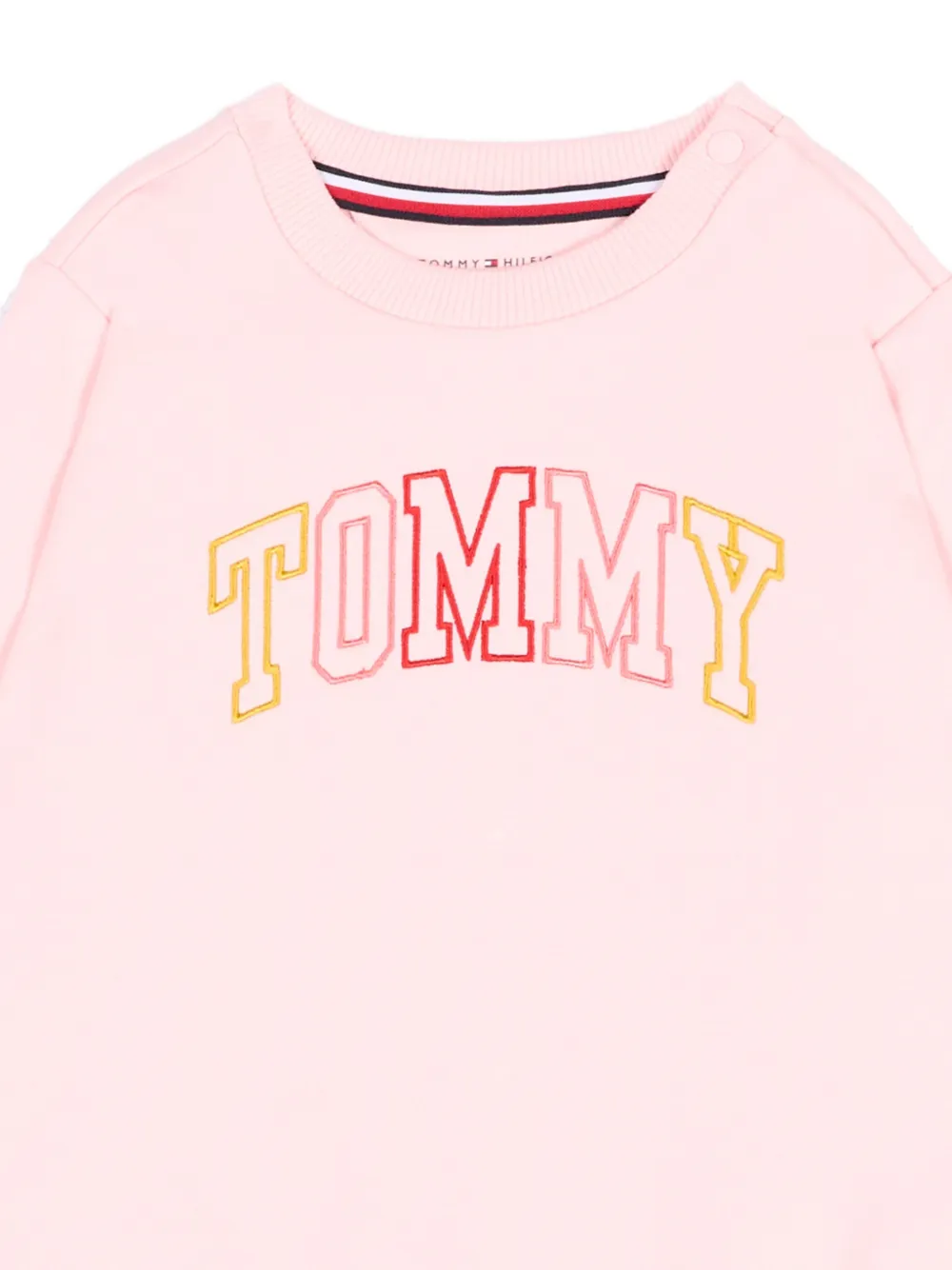 Tommy Hilfiger Junior Sweater met geborduurd logo Roze