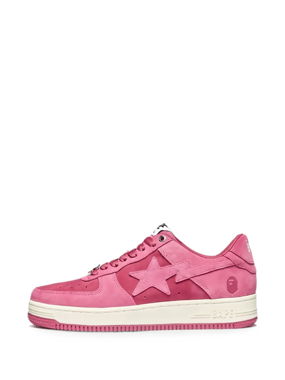 A BATHING APE® Bape Sta スエード スニーカー | ピンク | Image 1