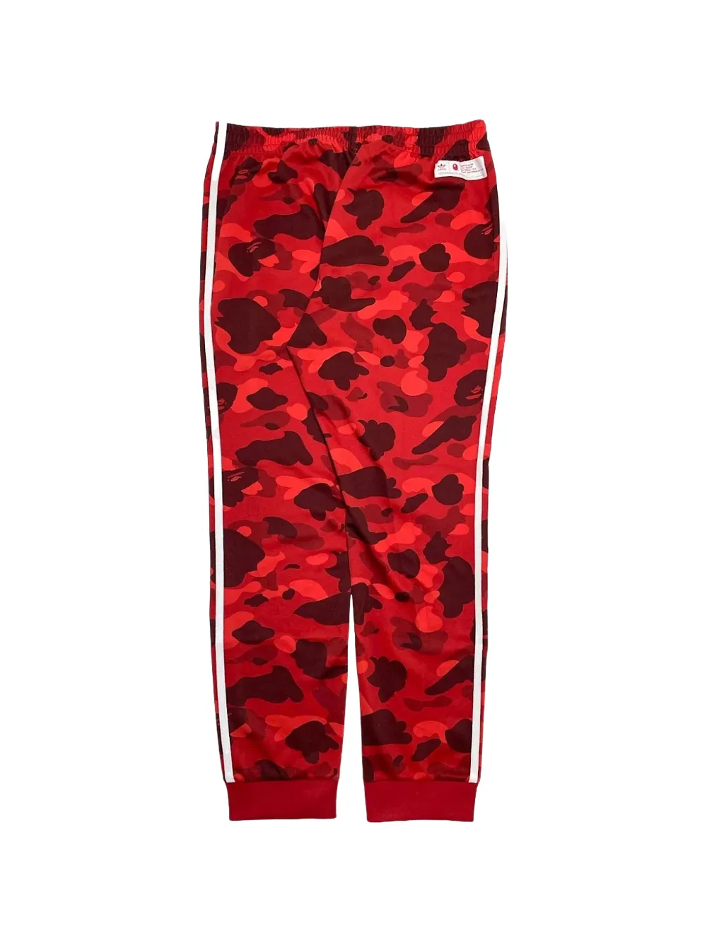 A BATHING APE x adidas trainingsshorts met logoprint Rood