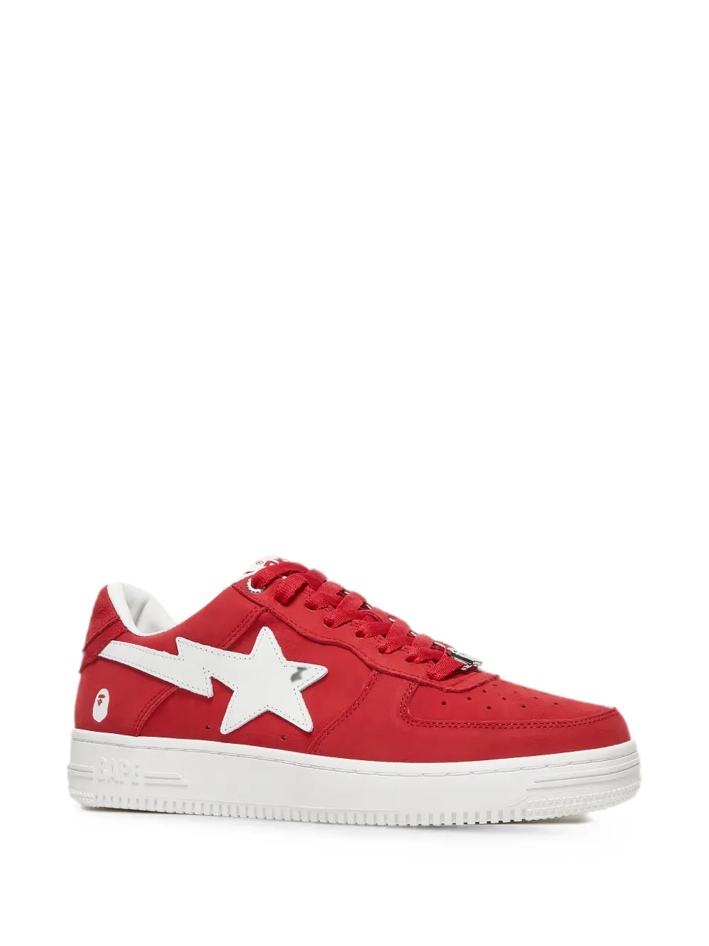 A BATHING APE Bape Sta Low suede sneakers Rood
