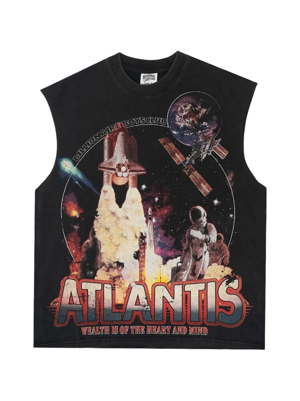 Billionaire Boys Club New Atlantis graphic-print vest - Nero