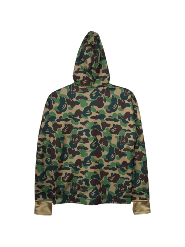 A BATHING APE® x Adidas カモフラージュ パーカー | グリーン
