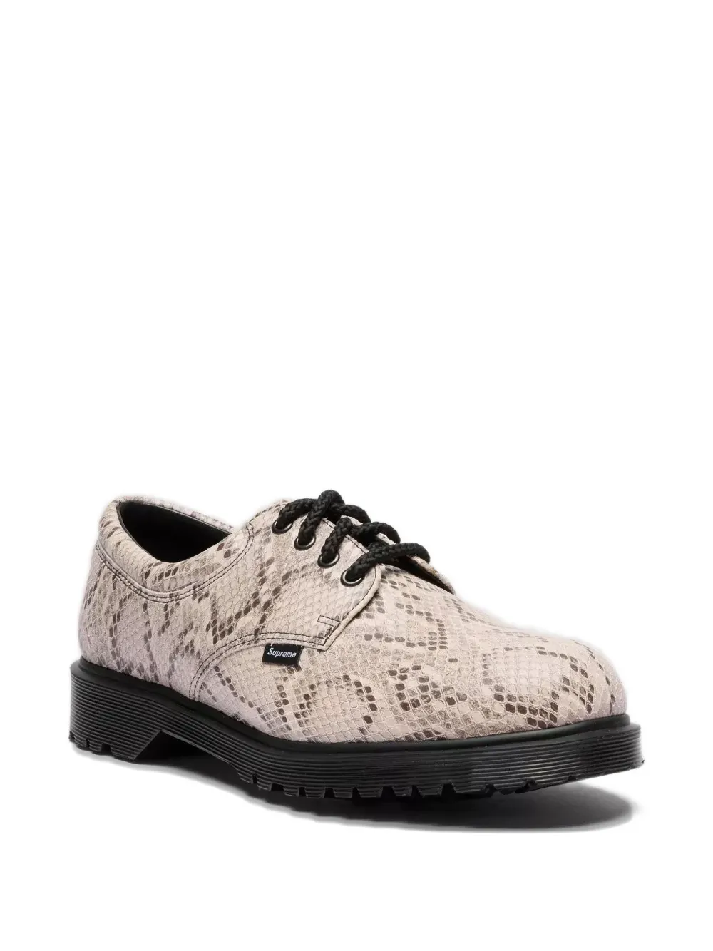 Dr. Martens x Supreme snakeskin-effect shoes Beige