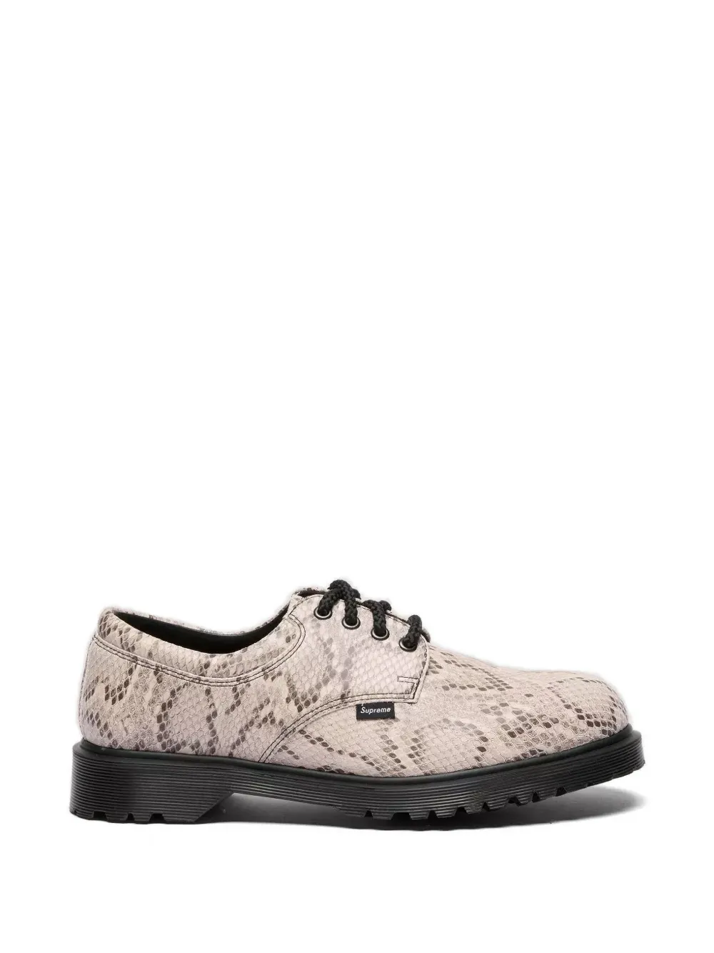 Dr. Martens x Supreme snakeskin-effect shoes Beige