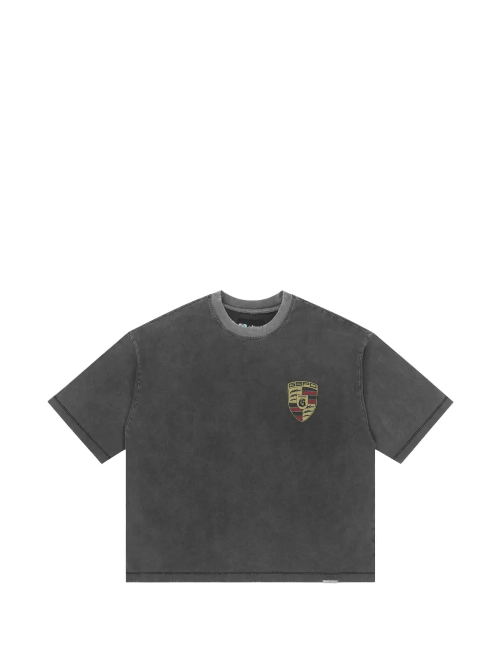 GODSPEED New York Insignias logo-print washed T-shirt - Grigio