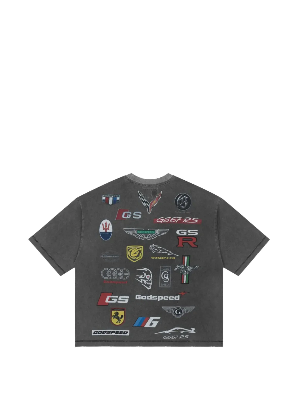 GODSPEED New York Insignias T-shirt met logoprint Grijs