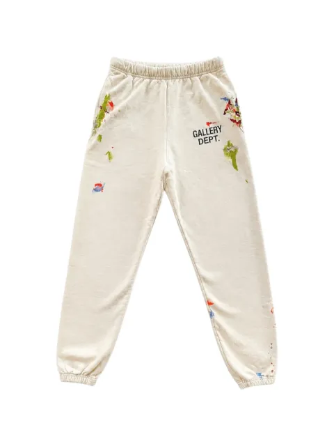 GALLERY DEPT. paint-splatter logo-print track pants