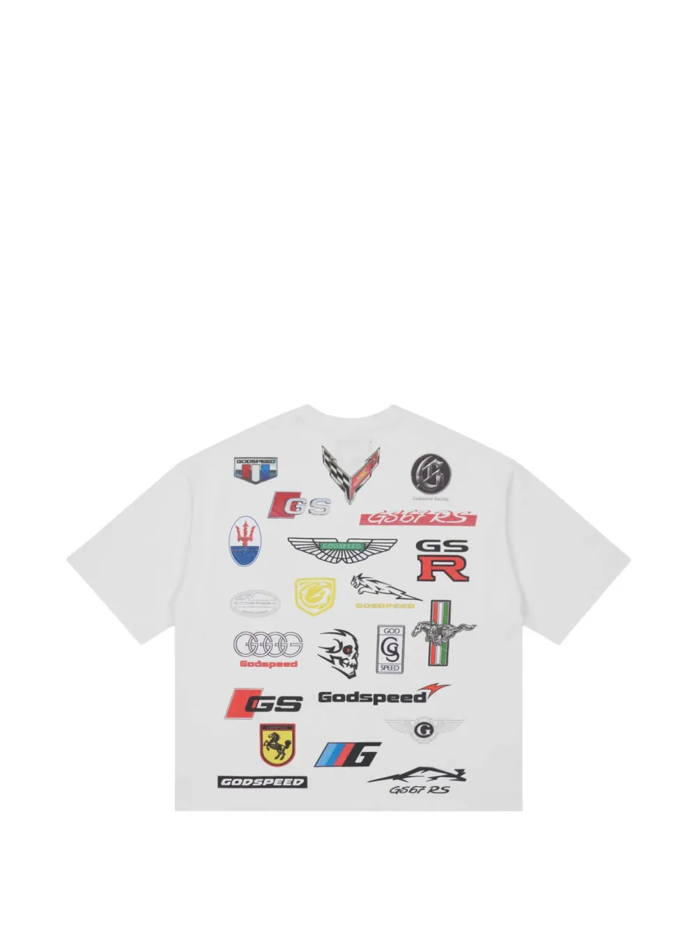 GODSPEED Insignias T-shirt Wit