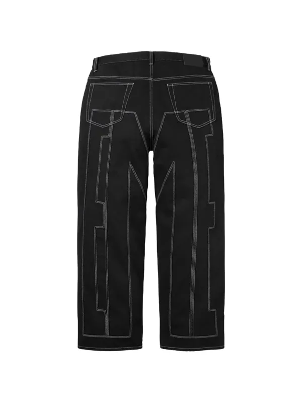 Supreme Inset Spellout Baggy Jean 黒 32 Supreme Inset Spellout バギージーンズ | ブラック | FARFETCH JP