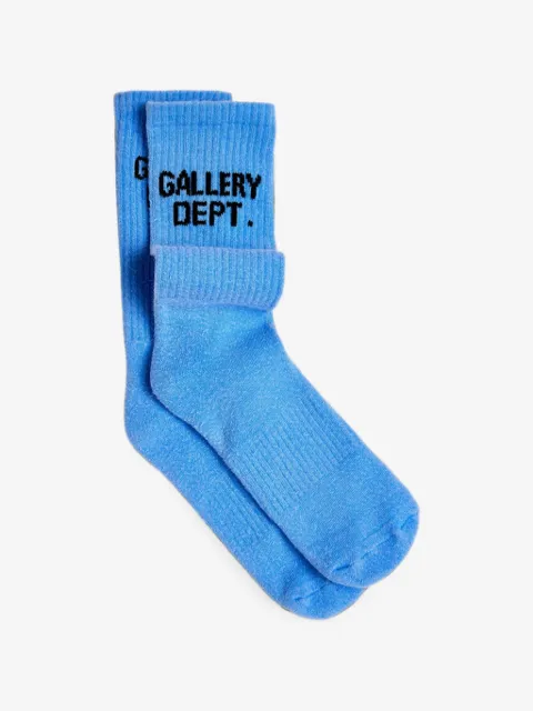 GALLERY DEPT. logo-print ribbed socks