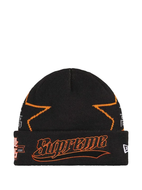 supreme ロゴビーニー シュプリーム ビック ロゴ ビーニー 新品未使用