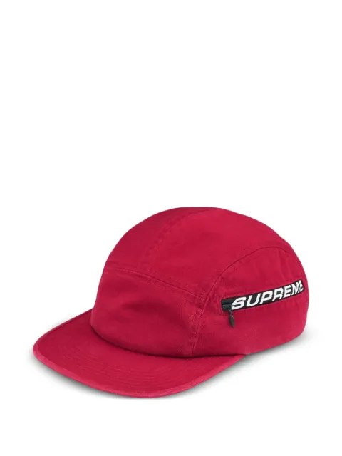 Supreme zip-detail baseball cap