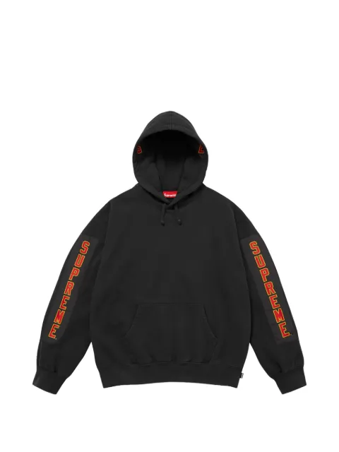 Supreme logo-patch hoodie