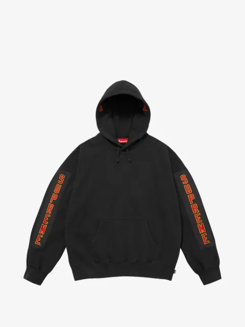 Supreme logo-patch hoodie