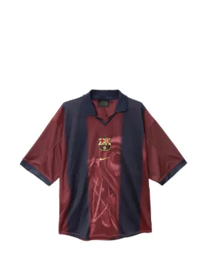 Travis Scott Nike Barça ユニフォーム L Travis Scott x Nike x FC Barcelona Retro Skeleton t-shirt | Red