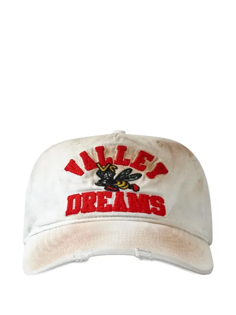 Vale distressed-effect baseball cap