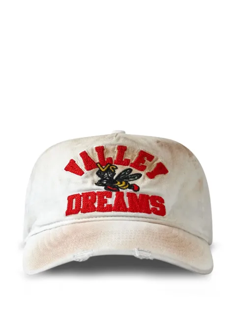 Vale distressed-effect baseball cap