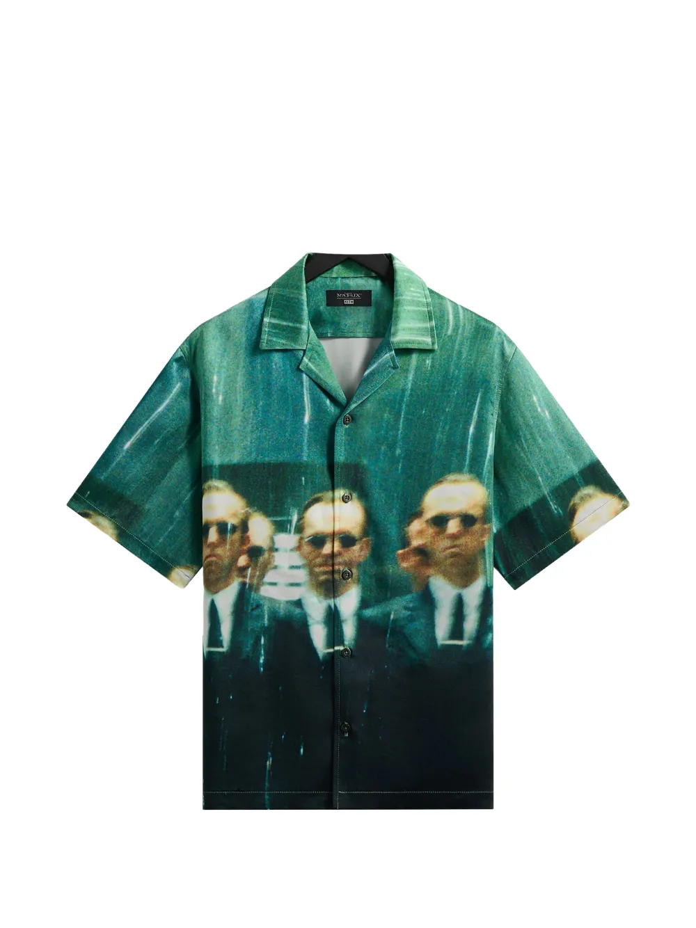 KITH x The Matrix camp-collar shirt - Verde
