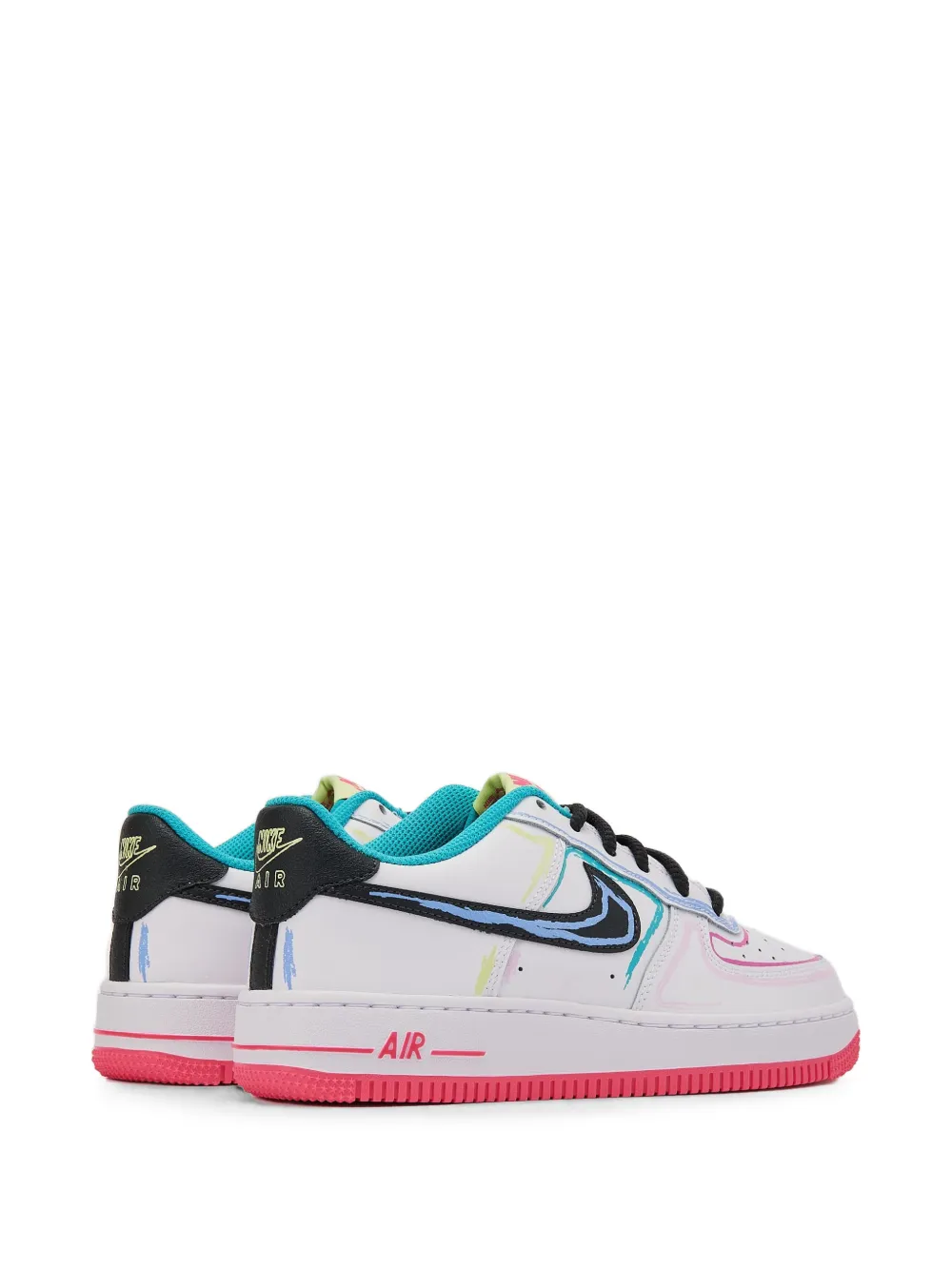 Nike Kids Air Force 1 Low sneakers Wit