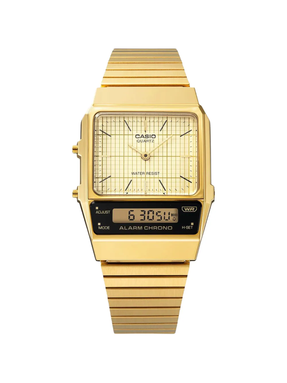 Casio square-frame 32mm watch - Oro