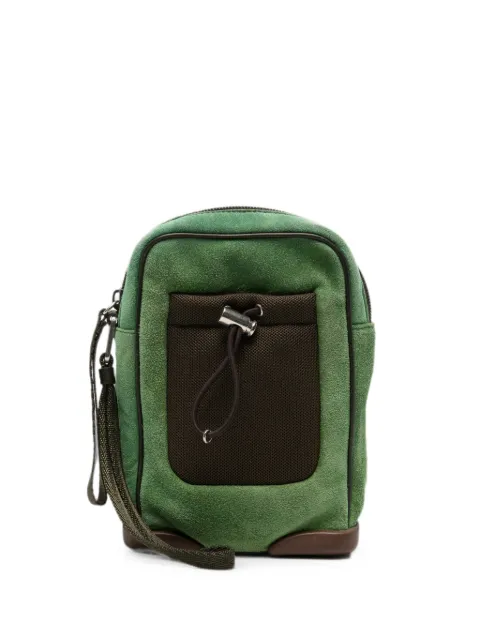 Prada Pre-Owned 1990s スエード クラッチバッグ