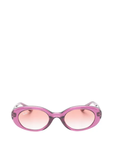 RAY-BAN JUNIOR ovale solbriller med logoplade