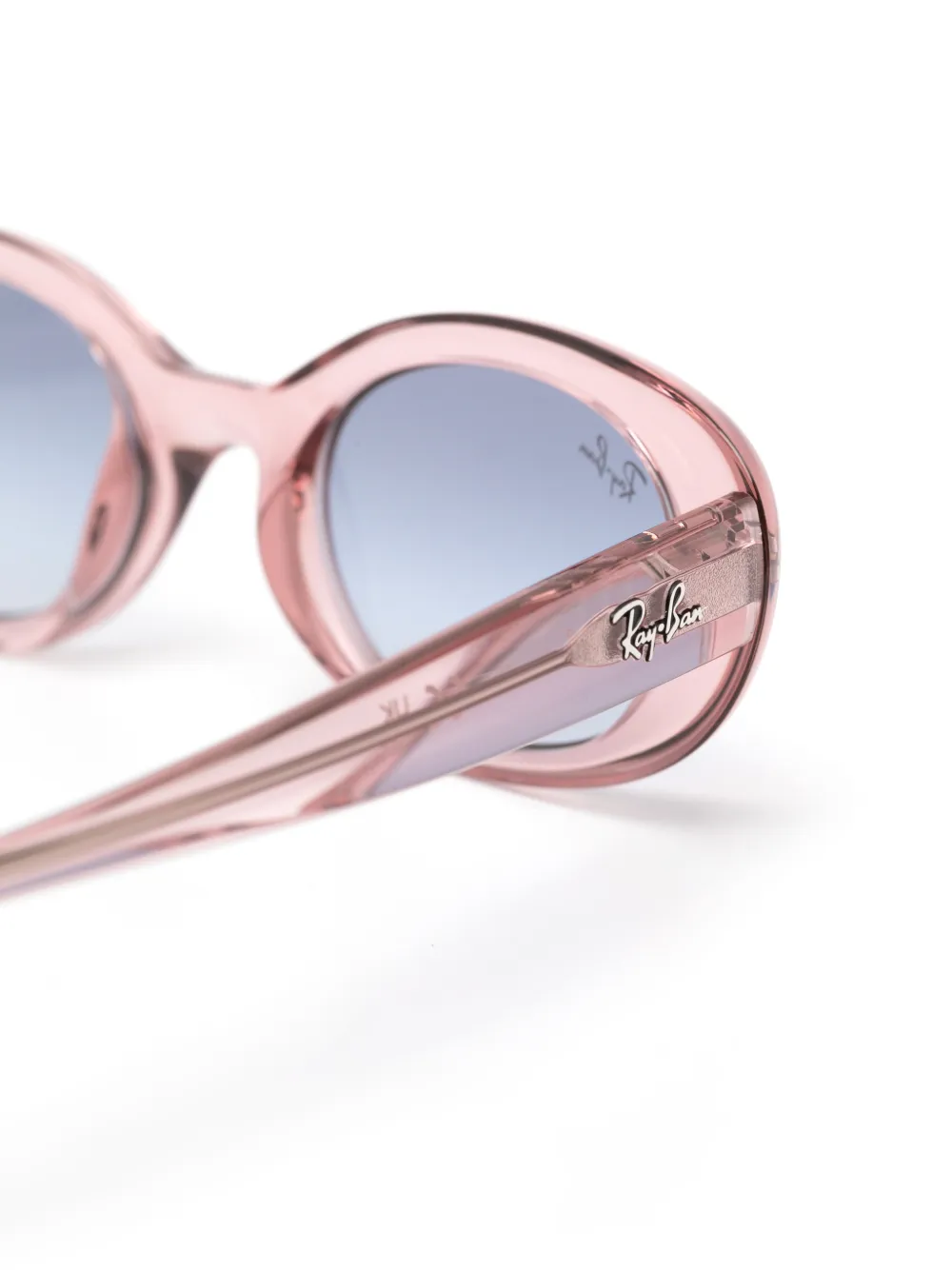 RAY-BAN JUNIOR Zonnebril met ovaal montuur Roze