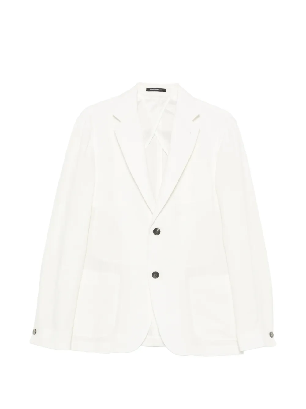 Emporio Armani long-sleeve buttoned blazer - Neutrals
