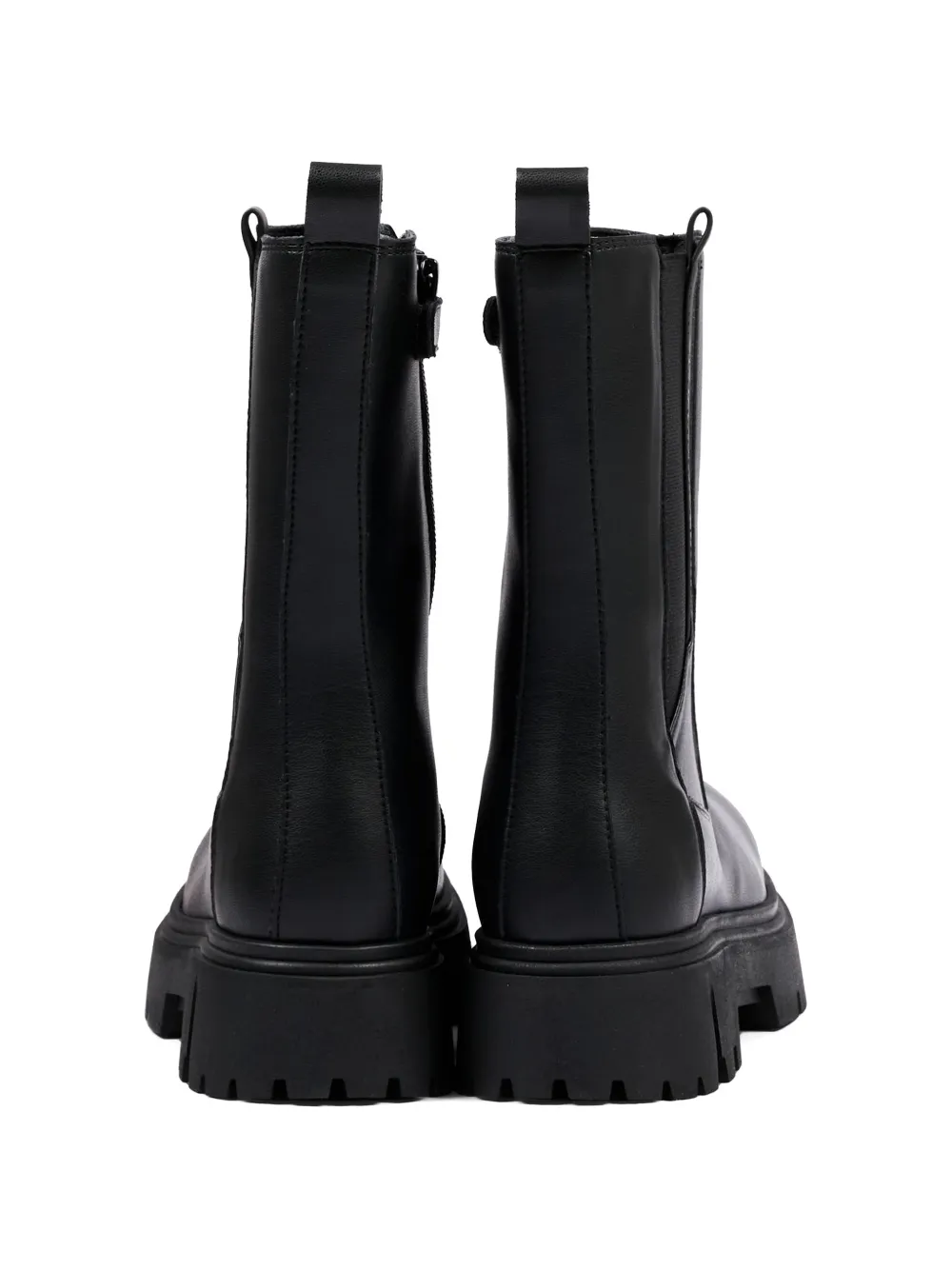 Calvin Klein Kids elasticated-panel chunky-sole boots Zwart