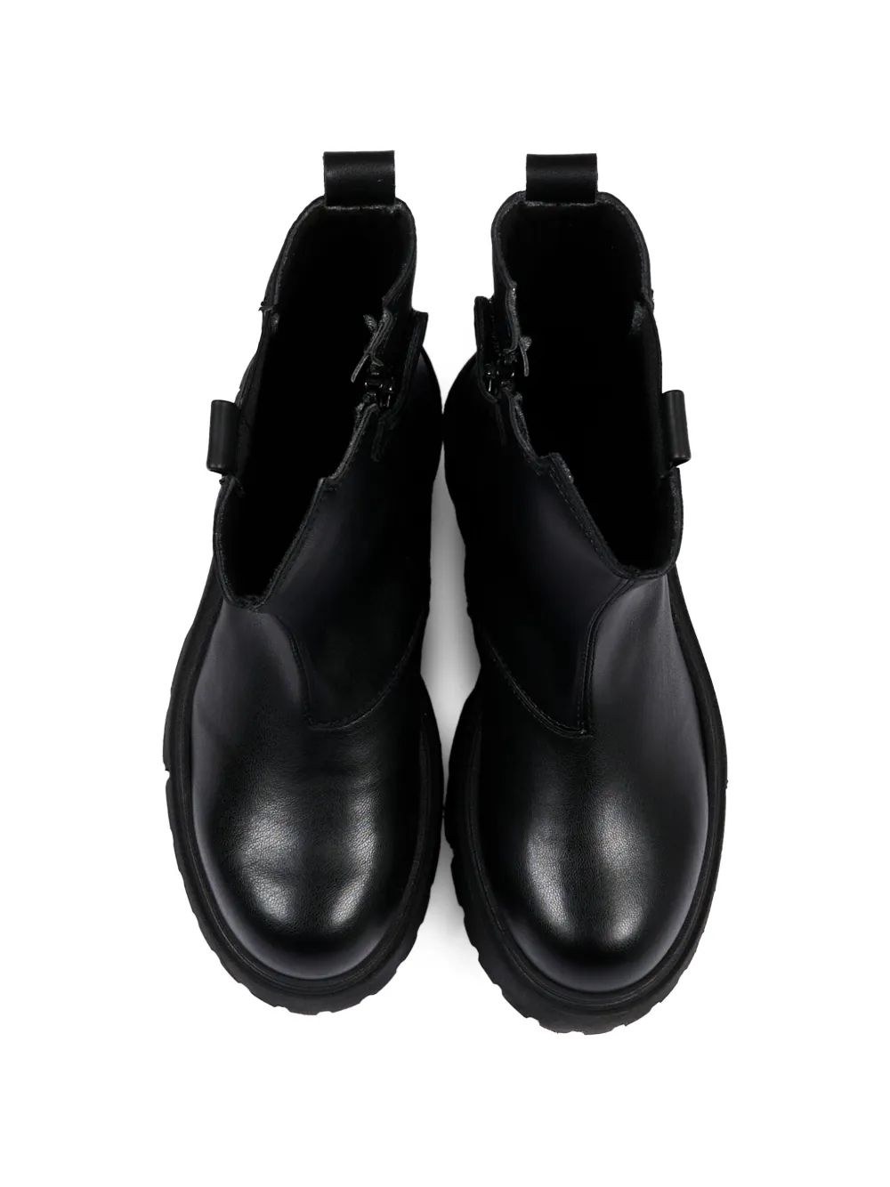 Calvin Klein Kids elasticated-panel chunky-sole boots Zwart
