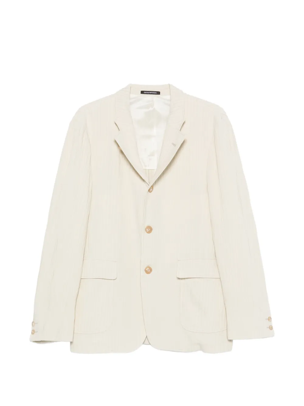 Emporio Armani Blazer con effetto stropicciato - Toni neutri