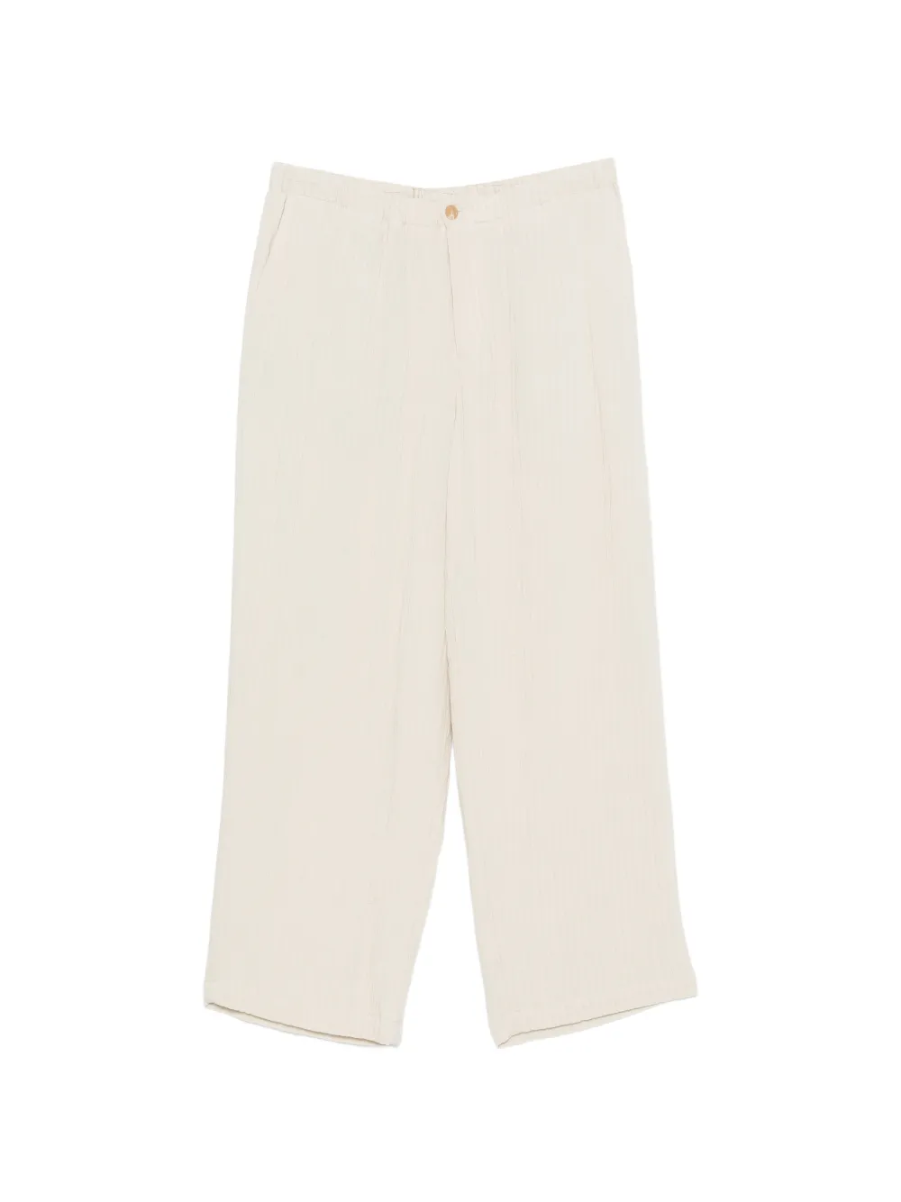 Emporio Armani Pantaloni con effetto stropicciato - Toni neutri