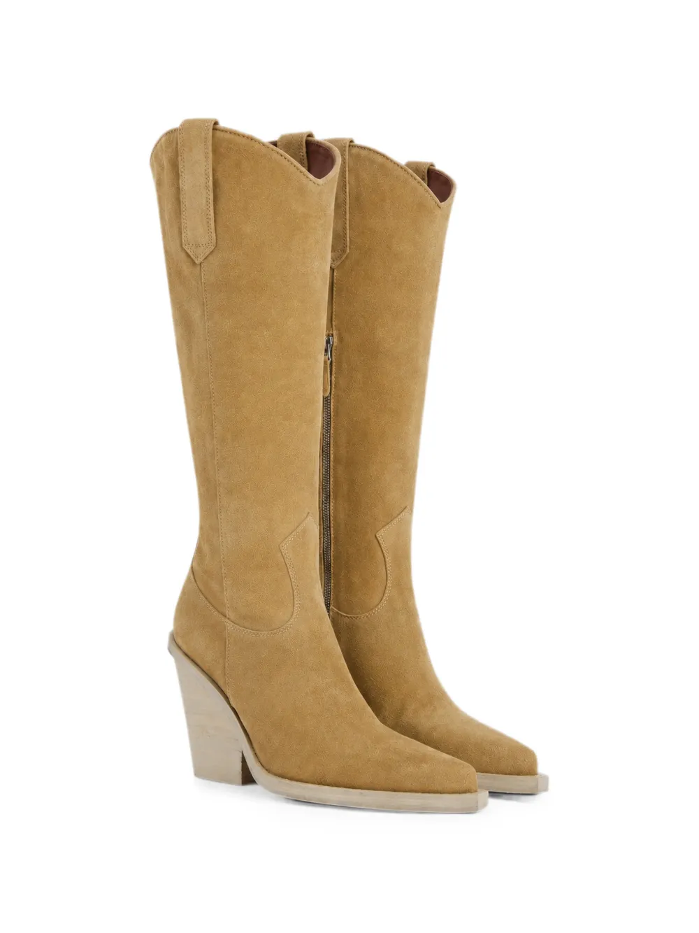 Paris Texas Vegas knee-high boots Beige