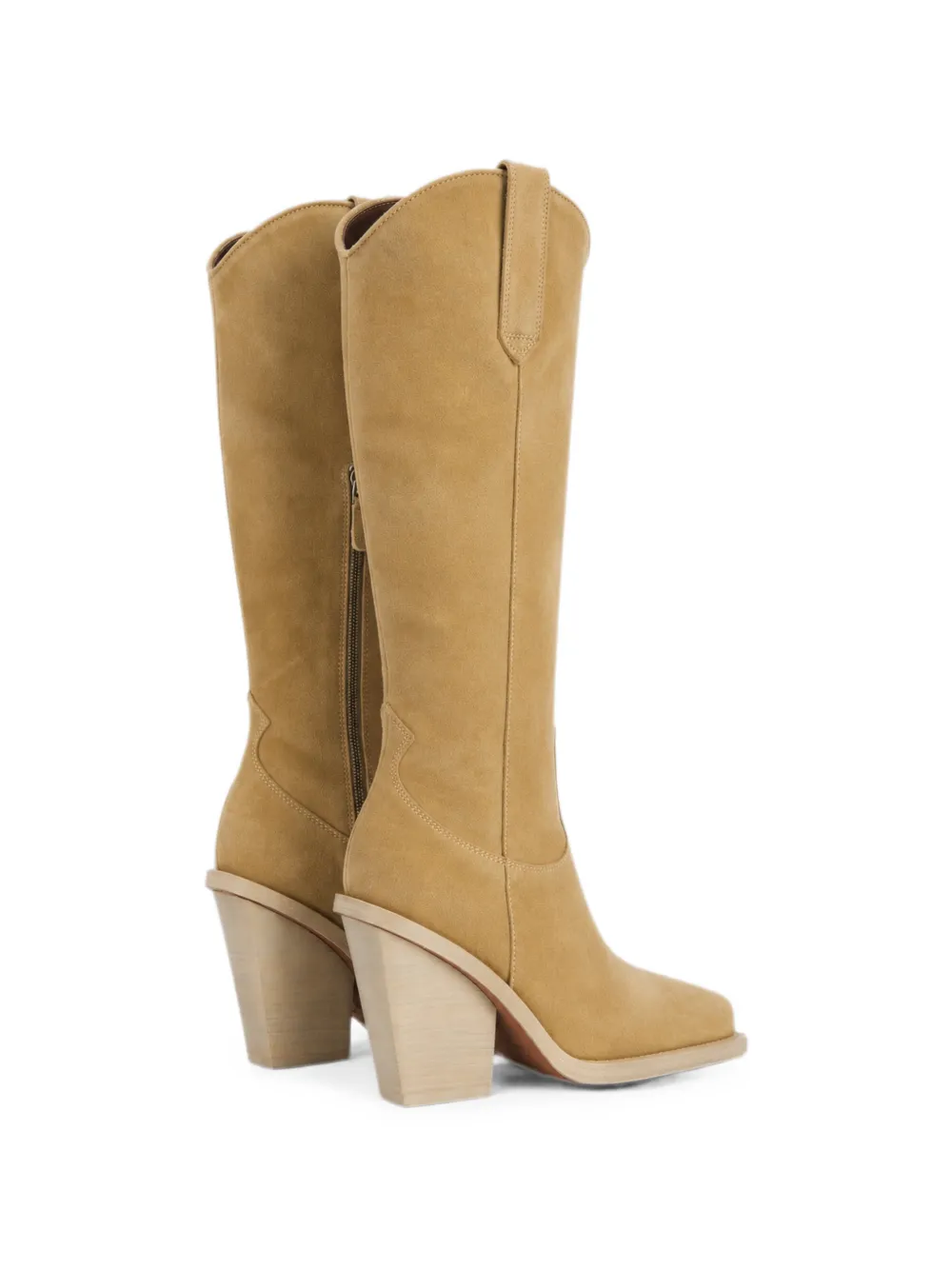 Paris Texas Vegas knee-high boots Beige