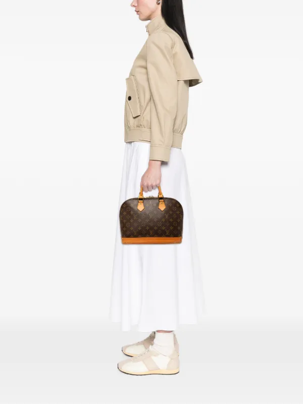 Louis Vuitton Pre-Owned 2005 Monogram Alma PM Handbag | Brown