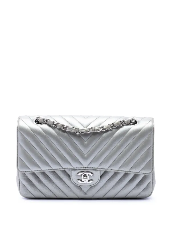 CHANEL Pre-Owned 2016-2017 ミディアム クラシック シェブロン