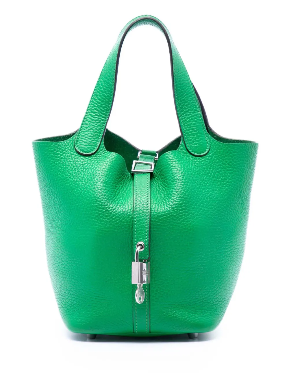 Hermès Pre-Owned 2014 Clemence Picotin Lock 18 handbag - Verde
