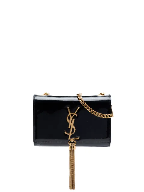 Saint Laurent Pre-Owned bolsa Classic Monogram Kate pequeña de charol con borla 2013