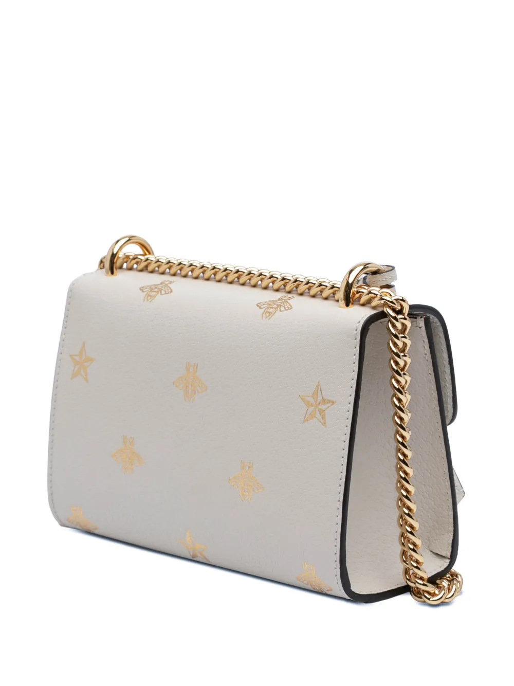 Gucci Pre-Owned 2016-2026 Small Leather Bee Star Padlock Crossbody