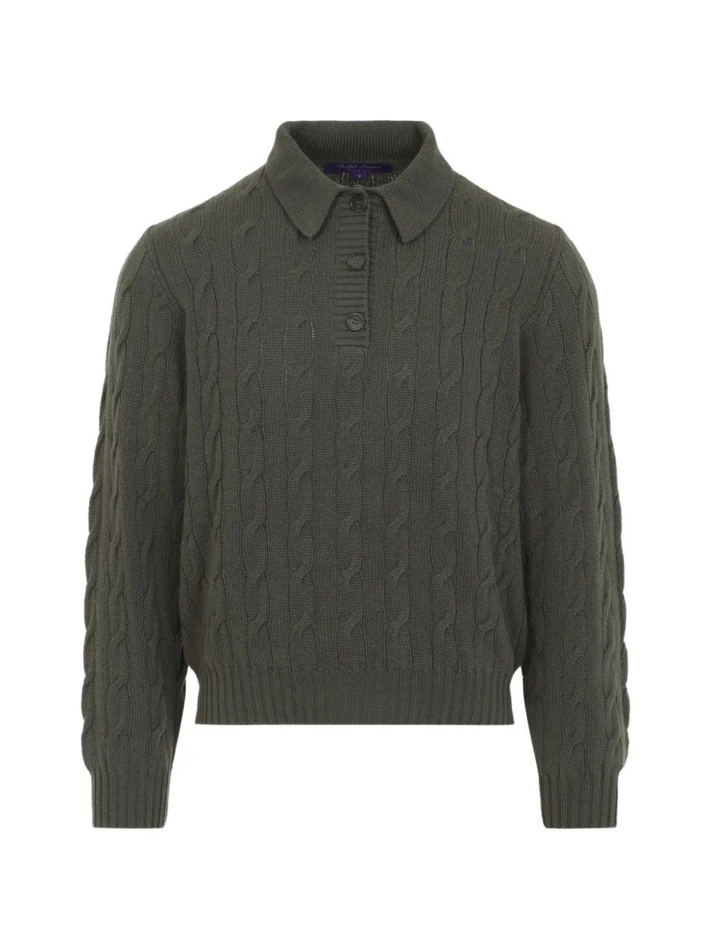 Ralph Lauren Collection cable-knit cashmere sweater - Grün