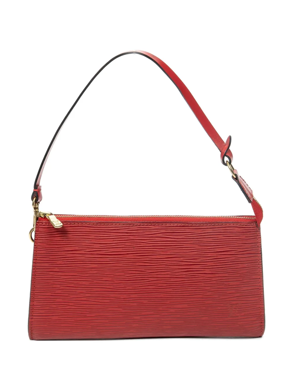 Louis Vuitton Pre-Owned Pochette 24 textured shoulder bag - Rot