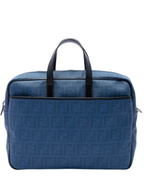 Fendi Pre-Owned 2010-2026 Zucca Coated Canvas business bag