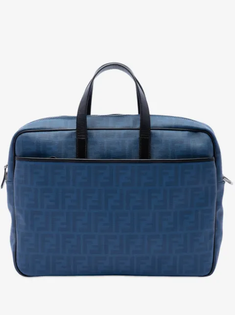 Fendi Pre-Owned 2010-2026 Zucca Coated Canvas business bag