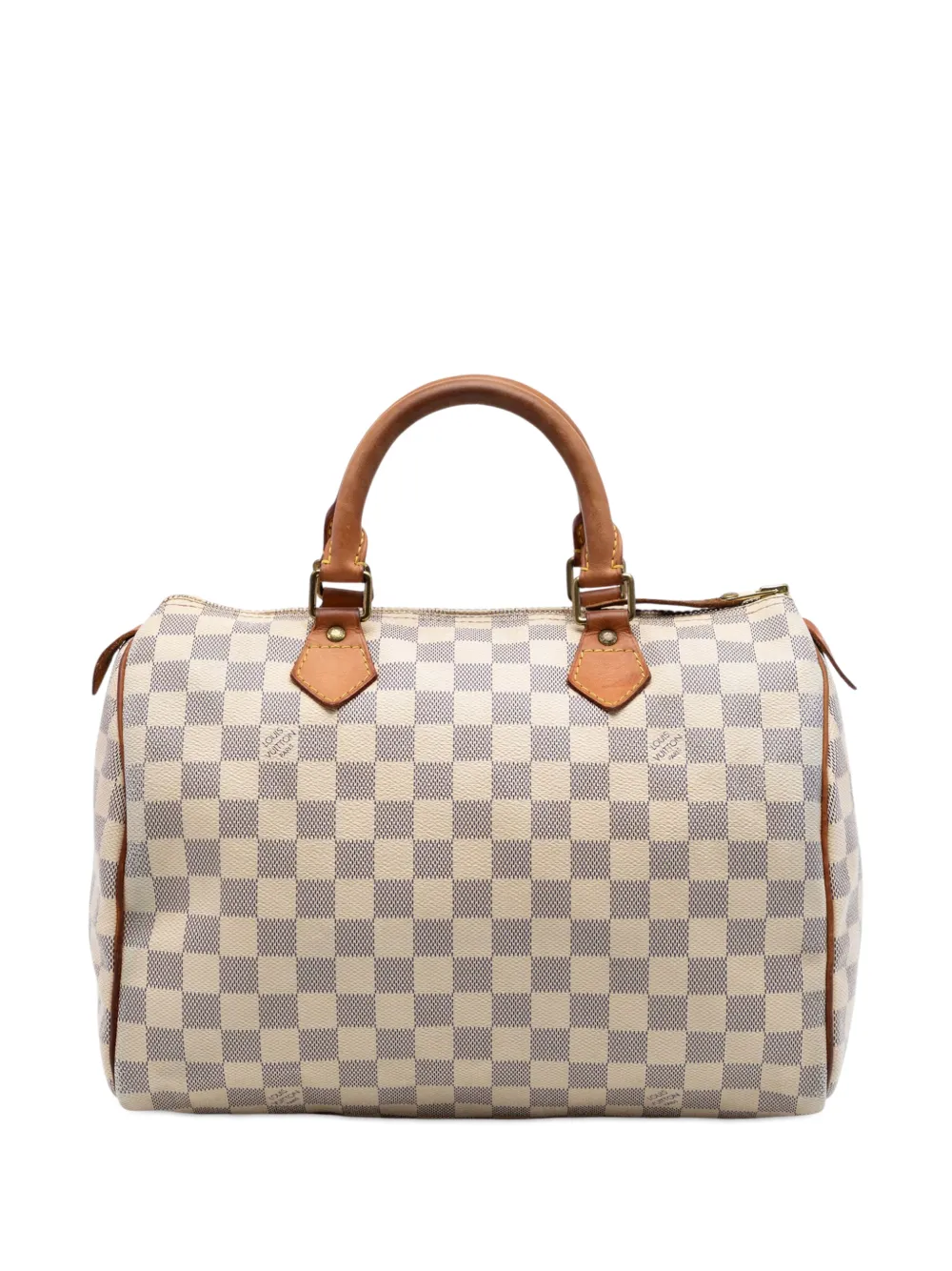 Louis Vuitton Pre-Owned 2011 Damier Azur Speedy 30 boston bag - Bianco