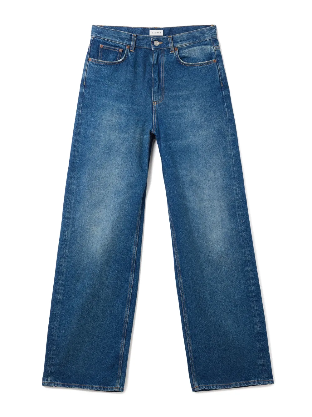 House Of Dagmar Five-pocket Jeans In Blue