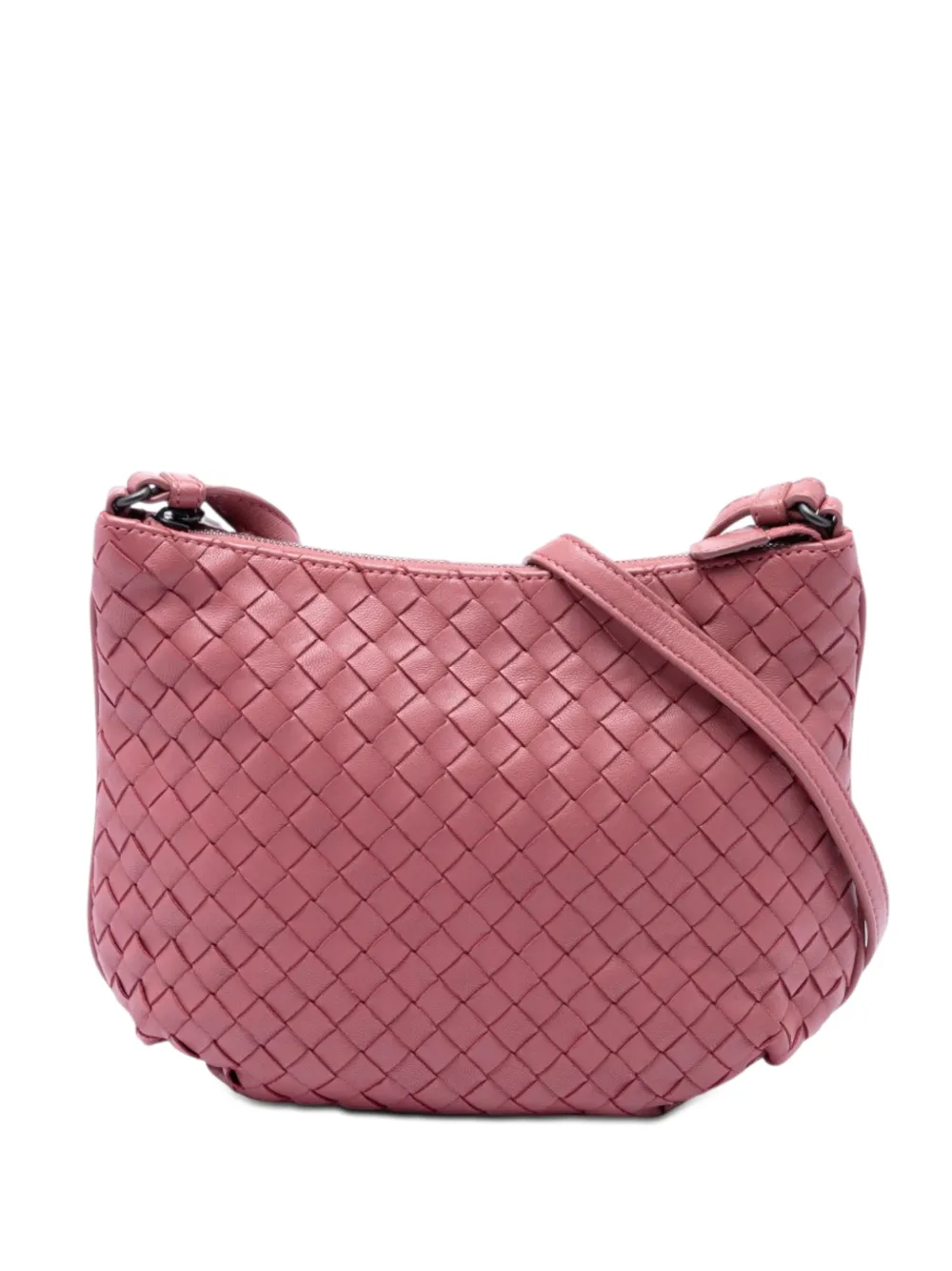 Bottega Veneta Pre-Owned 2012-2026 Intrecciato Umhängetasche aus Nappaleder - Rosa