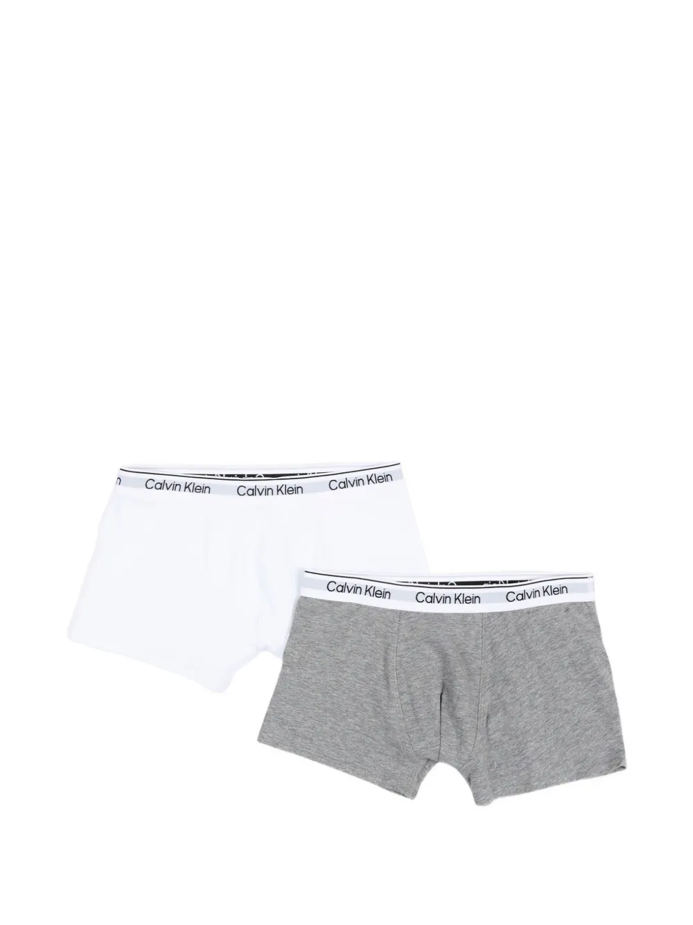 Calvin Klein Kids logo-waistband boxers set - Weiß