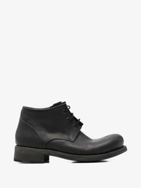 Ma+ bottines en cuir à lacets