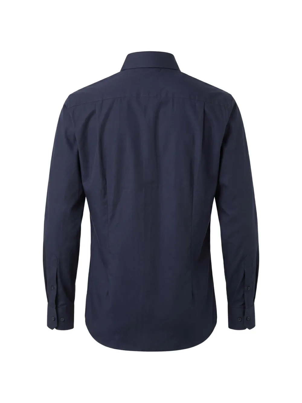 Brunello Cucinelli Twill overhemd met gespreide kraag en geverfd effect Blauw
